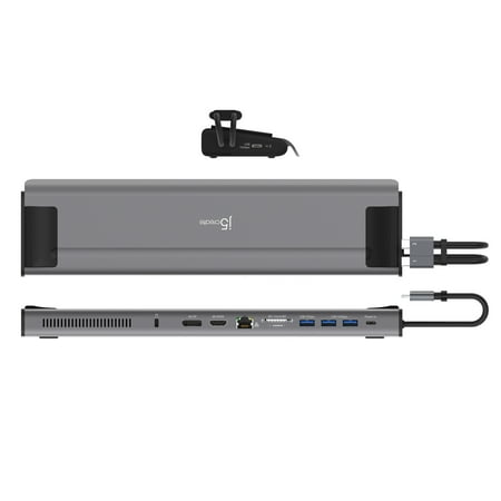 j5create - M.2 NVMe USB-C Gen 2 Docking Station - Grey & Black