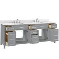 thumbnail image 2 of Design Element Group 84" Double Vanity in Gray, 2 of 6