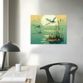thumbnail image 3 of COMIO Busmko The Dragonfly Decor Posters Aesthetic Garden Art Giclee Canvas Contemporary Wall Art Vintage Paintings Knowledge Education Decoration for Kitchen Decorations Unframed, 3 of 4