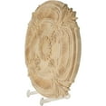 thumbnail image 6 of 16"OD x 1 1/8"P Carved Acanthus Leaf Wood Ceiling Medallion, Red Oak (Fits Canopies up to 2"), 6 of 9