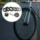 thumbnail image 5 of Espaciador De Auriculares De Bicicleta De 2x1 1/8 Pulgadas Con Tapa , Juego De Tuercas De Estrella Para Auriculares, Color Negro, 5 of 8