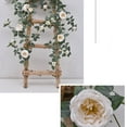 thumbnail image 5 of Flores artificiales, flores falsas, flores de imitación, juego de regalo para mujer, rosa artificial, caña, tubo de techo, ratán, cubierta decorativa, envuelta, colgante de pared, tiras de rosas falsa, 5 of 5