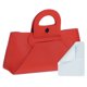 thumbnail image 1 of Bolsa de gafas con asa, estuche de cuero para gafas de sol con paño de limpieza, adecuado para hombres y mujeres (Rojo), 1 of 7