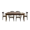 thumbnail image 1 of Ilios Innova | Comedor de Madera para 6 Personas con Sillas Acolchadas, Diseño Moderno, Estructura Resistente para Sala o Comedor, 1 of 9
