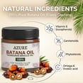 thumbnail image 7 of AZURE 100% Pure Batana Oil for Hair Care – Helps Support Hair Thickness, Texture & Scalp Nourishment, Natural Plant-Based Formula for Healthy-Looking Hair(1PC), 7 of 7