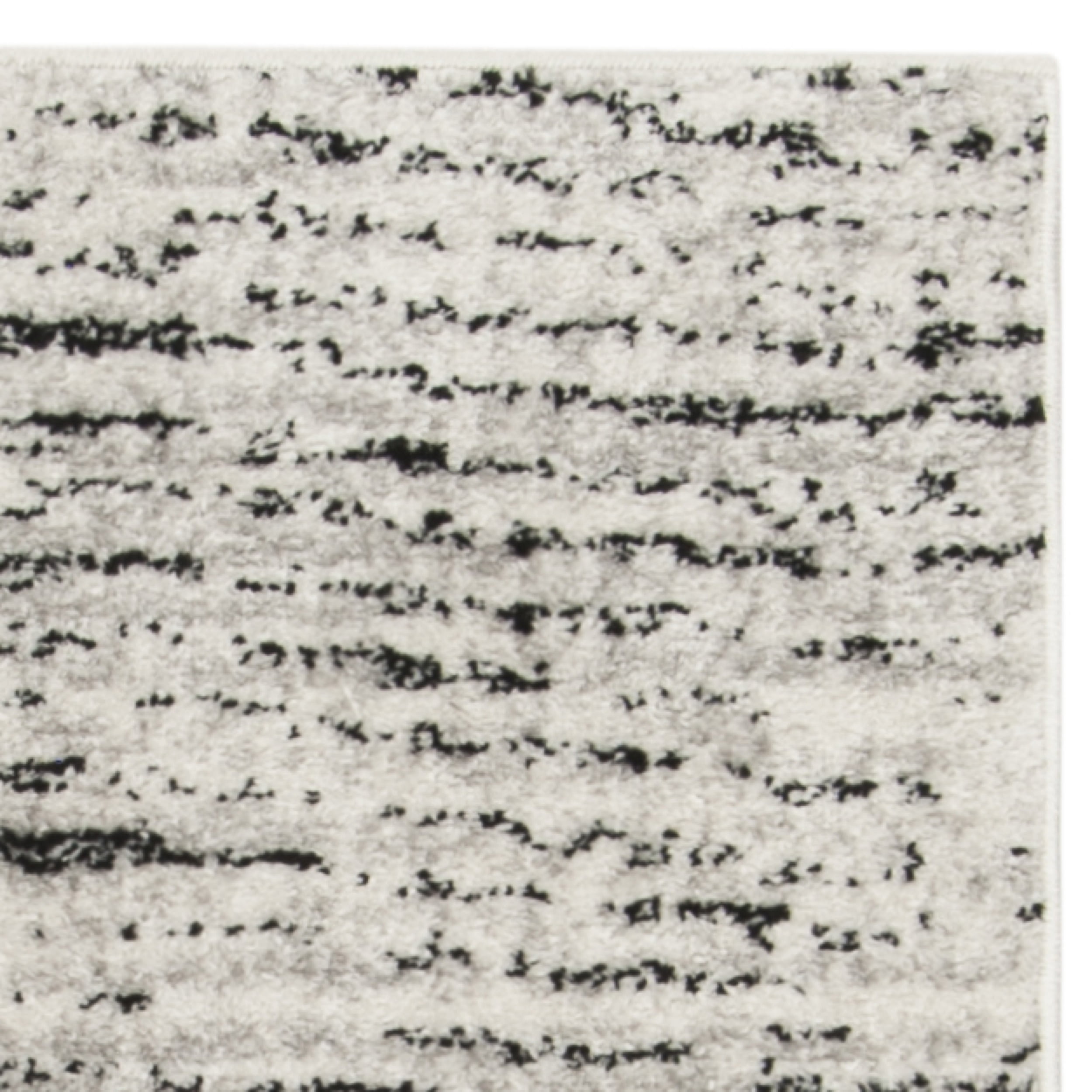 SAFAVIEH Adirondack Linnette Abstract Runner Rug, Ivory/Silver, 2'6" x 22'