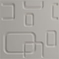 thumbnail image 5 of Ekena Millwork 11 7/8"W x 11 7/8"H Oslo EnduraWall Decorative 3D Wall Panel, Universal Aged Metallic Weathered Steel (Covers 0.98 Sq. Ft.), 5 of 6