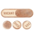 thumbnail image 4 of KAKOWELY Reserved Vacant Acrylic Privacy Sign Slider Door Indicator for Restaurant Conference,6.97"X1.97"X0.2", 4 of 5
