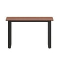 thumbnail image 5 of Emma + Oliver 48x30 Dining or Gaming Table with Double Sided Laminate Table Top and Heavy Duty U-Frame Steel Base, Walnut, 5 of 9
