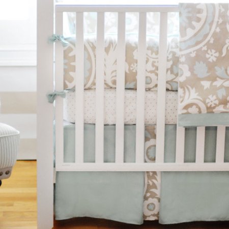 New Arrivals Picket Fence 4 Piece Crib Bedding Set