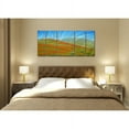 thumbnail image 5 of All My Walls 0040ME00007 Poppy Fields Wall Sculpture, Blue - Oversize, 5 of 5