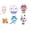 6-Pack, variant on Cute Cakey Plush Toy, 7-8 inch Soft and Cuddly Stuffed Purr-ific Plush Toy, Great Gift for Birthdays and Special Occasions (Cakey)