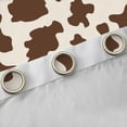 thumbnail image 4 of Homewish Cow Print Girl Boy Black Out Curtains,Farmhouse Animal Curtains Pack of 2 (42x63 Each),Abstract Geometric Bedroom Curtains,Super Cozy Room Decor, 4 of 6