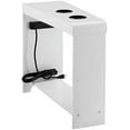 thumbnail image 3 of End Table with Charging Station for Living Room, USB Ports & Outlets, Narrow Side Table, Chair Side Table Nightstand, Bedside Table, Slim Sofa End Table for Small Spaces, 3 of 9