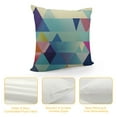 thumbnail image 4 of COMIO  Colorful Geometry Style Throw Pillow Covers Cases Square Decorative Cushion Covers Pillowcase Cushion Case for Sofa,Couch, 4 of 5