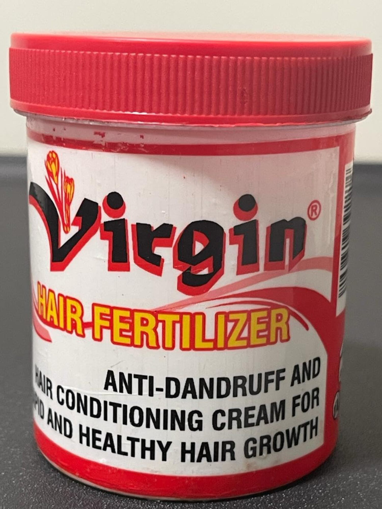 Virgin Hair Fertilizer for Rapid Growth, Anti-Dandruff Cream Jar  Tube Set (8oz , 155g)