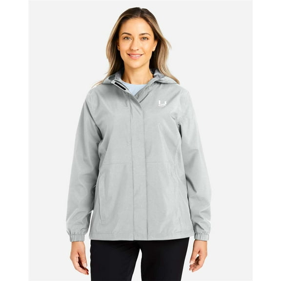 HUK H640027 Women's Storm Rain Jacket-HARBOR MIST-2XL
