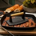 thumbnail image 2 of Bayou Classic 7499 Bacon Press Flattens Bacon for Cooking Perfection Ideal for Pressing Hamburgers Grilled Cheese Sandwiches and Quesadillas, 2 of 2