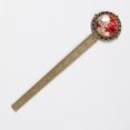 thumbnail image 2 of Petal flowers Book Lovers' Lace Bookmark in Antique Bronze: Elegant Reading Accessory for Bookworms and Literature Enthusiasts, 2 of 5