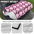 thumbnail image 6 of Whosucclay Golf Breathable Golf Seat Cover Thick for Club Car Yamaha EZGO Icon, Anti-Scratch Golf Cart Seat Towel Blanket Cover, 6 of 7