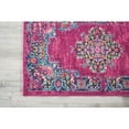 thumbnail image 3 of Nourison Passion Fuchsia 1'10" x 6' Area Rug, Traditional, Boho, Bed Room, Living Room, Dining Room, Kitchen, , Easy Cleaning, Non Shedding (6' Runner), 3 of 6