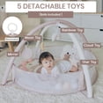 thumbnail image 3 of Colorete Play Mat & Play Gym Aila+Aiden 6 en 1 XL para bebé, 3 of 5