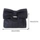 thumbnail image 5 of Bolso Tejido Paja Noche para Mujer Con Lazo Boda Fiesta Femenina, 5 of 5