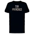 thumbnail image 1 of Cityscape In San Francisco Word T-Shirt Men -Image by Shutterstock, Male XX-Large, 1 of 2