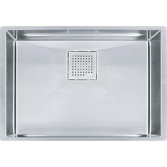 Franke PKX11025 Peak 25" Single Bowl Undermount Kitchen Sink Stainless Steel
