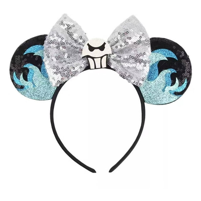Gorro de disfraz CLGIFT Minnie Ears con lentejuelas para Halloween