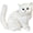 Style 4, variant on Jiibva Style 1 Realistic Cat Plush Decorative Figurine Soft Stuffed Animal Statue for Home Decor