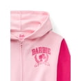 thumbnail image 4 of Barbie Girls Graphic Full Zip Hooded Sweatshirt, Sizes 4-16, 4 of 5
