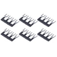 thumbnail image 3 of 20Pcs Black Jumper Block Terminal Strip - Ed Copper Fork Type Terminal Strip For TB Series 15A 400V, 3 of 8