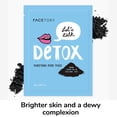 thumbnail image 4 of Mascarilla en láminas FACETORY LET'S TALK DETOX PURIFICANTE, paquete de 10, 4 of 7