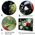 thumbnail image 3 of Designart "A Lullaby In The Rainy Company Of Ladybugs" Ladybug Floater Framed Canvas Prints, 3 of 5