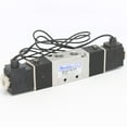thumbnail image 1 of 5 Ports 4 Way 2 Position Valve 1/8" NPT Wire Leads Double Solenoid AC 110V, 1 of 1