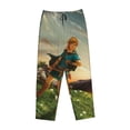 thumbnail image 4 of The Legend Of Zelda Breath of the Wild Women's Pajama Pants Lounge Daily Novelty Cozy Sleep Bottoms Pants Sleepwear With Pockets, 4 of 8