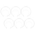 thumbnail image 1 of TABLETREANDS 6Ud Diademas Metálicas Plateadas Para Estilo Ideales Para Eventos Y Manualidades, 1 of 8