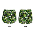 thumbnail image 4 of Disketp Soccer1 Print Women's Shorts Workout Shorts for Athletic Gym Running Shorts with Phone Pockets Large, 4 of 8