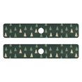 thumbnail image 7 of Yayeee Faucet Mat for Kitchen Sink 30" Diatomite Long Splash Guard Pad, Beige Christmas Trees, 2 Pack, 7 of 7