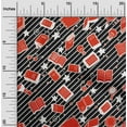 thumbnail image 2 of oneOone Cotton Cambric Red Fabric Kids Fabric For Sewing Printed Craft Fabric By The Yard 42 Inch Wide, 2 of 4