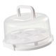 thumbnail image 1 of Portador De Pasteles, Tapa Transparente, Soporte Multifuncional Para Pasteles De PP, Diseño De 7 Ranuras Para Acampar, 1 of 7