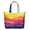 Colorful Tie Dye Pattern-1, variant on Colorful Tie Dye Pattern Large Weekend Travel Bag, Canvas Overnight Shoulder Bag with Zipper & Pockets, Heavy Duty Canvas for Women Men,22” X 12" X 18"