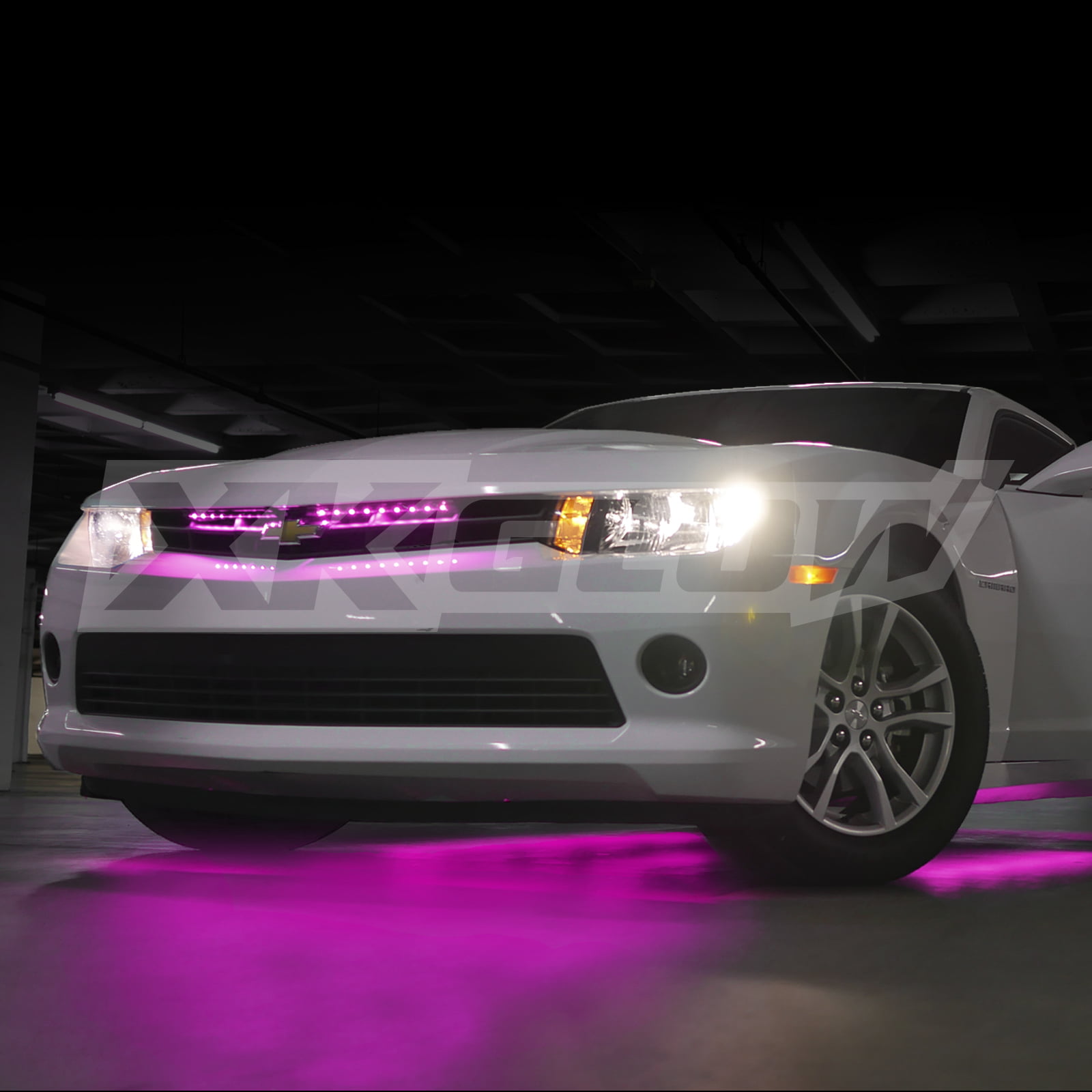 XKGlow Underglow Car LED Light Strips (8 x 24 Tubes + 4 x 8 Strips),  Multiple Colors 