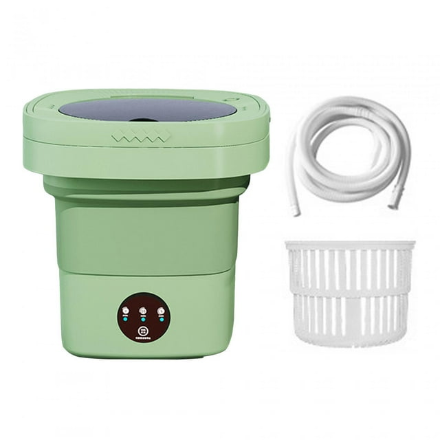 Portable Washing Machine Auto Saving Practical Low Consumption Small Washer for green
