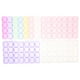 thumbnail image 3 of Organizador de escritorio de 4pcs Organizador Independent Grid Makeup Box Organizador de maquillaje transparente, 3 of 5