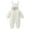 White, variant on Bjutir Fashion Winter Coat For Children Baby Girls Boys Bunny Warm Thick Snowsuit Hooded Coat Jumpsuit For 0-6 Months
