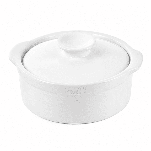 RAIRSKY Ceramic Soup Bowl with Lid and Handle Dessert Bowl Cubilose Bowl Egg Cooking Bowl