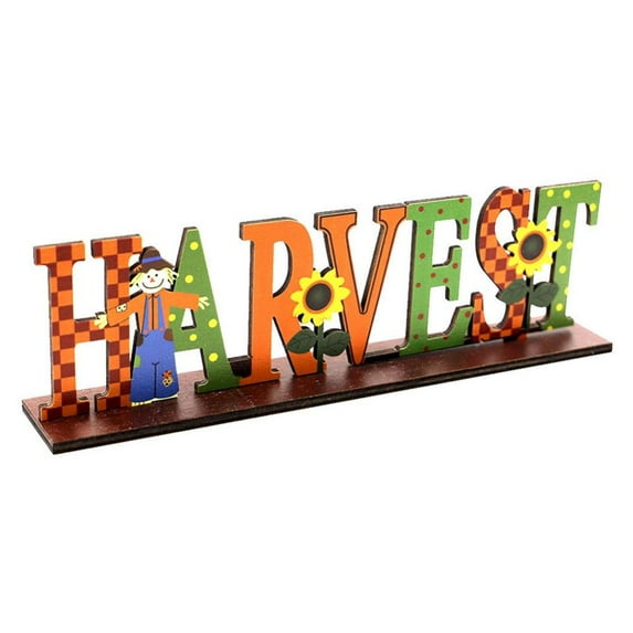 Tradecan Thanksgiving Wooden Fall Signs Thanksgiving Table Decorations Harvest Party Fall Table Centerpieces Hello Fall Wood Ornaments Rustic Wood Turkey Gnomes for Autumn Thanksgiving Party