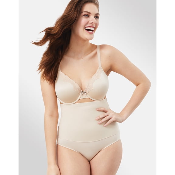 Maidenform Brief Firm Control High Waist Dressing Tummy Solutions Fat Free